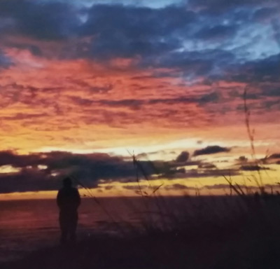 Albert at First Light in New Zealand